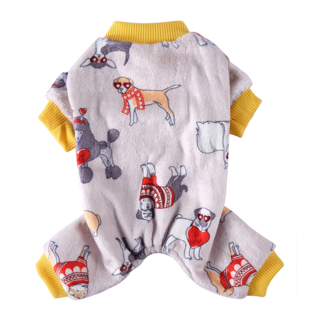 Autumn Clothes Four-legged Pet Clothing