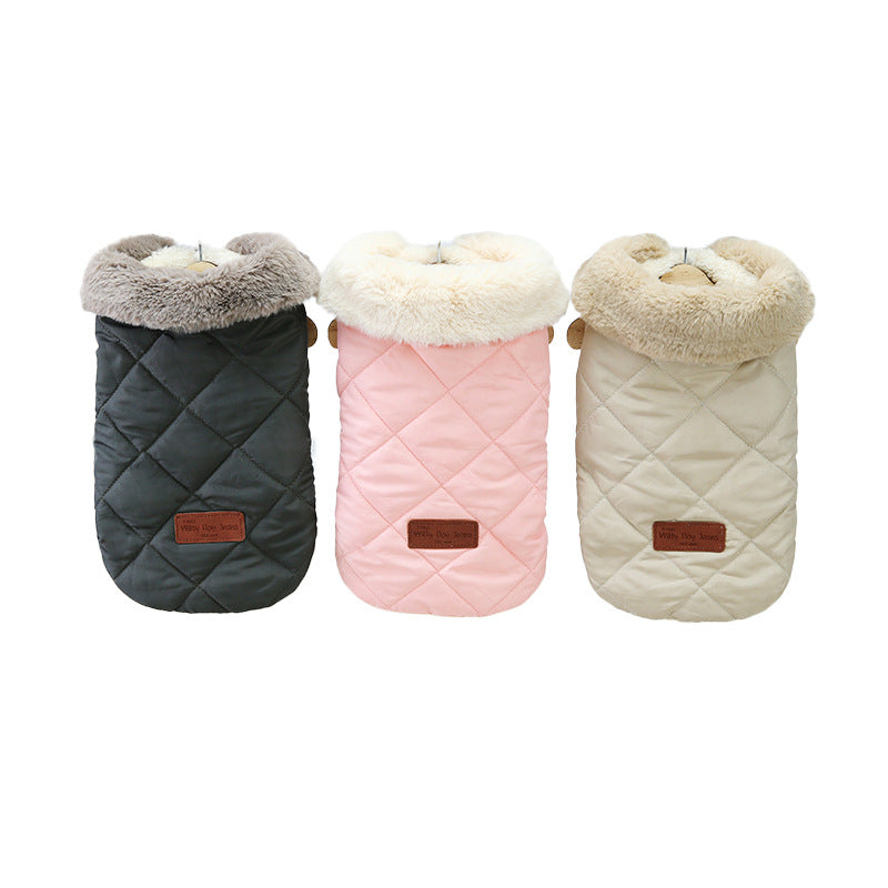 Pet Puppy Clothes Cotton-padded Jacket