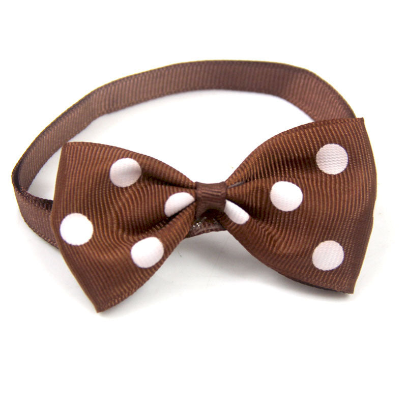 Pet Supplies Accessories Polka Dot Bow Tie