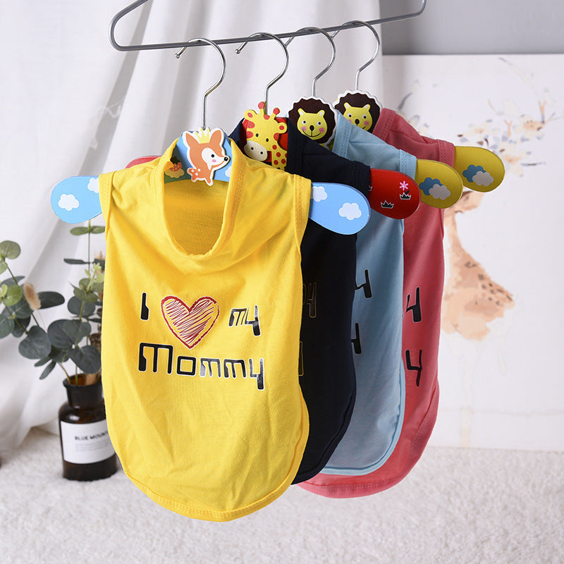 Fashion Personalized Dog Cartoon Vest