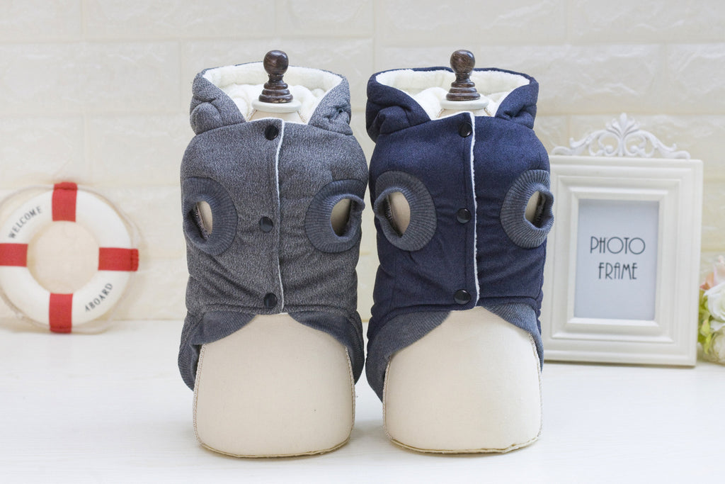 Teddy Pet Clothing Two-leg Cotton-padded Clothes