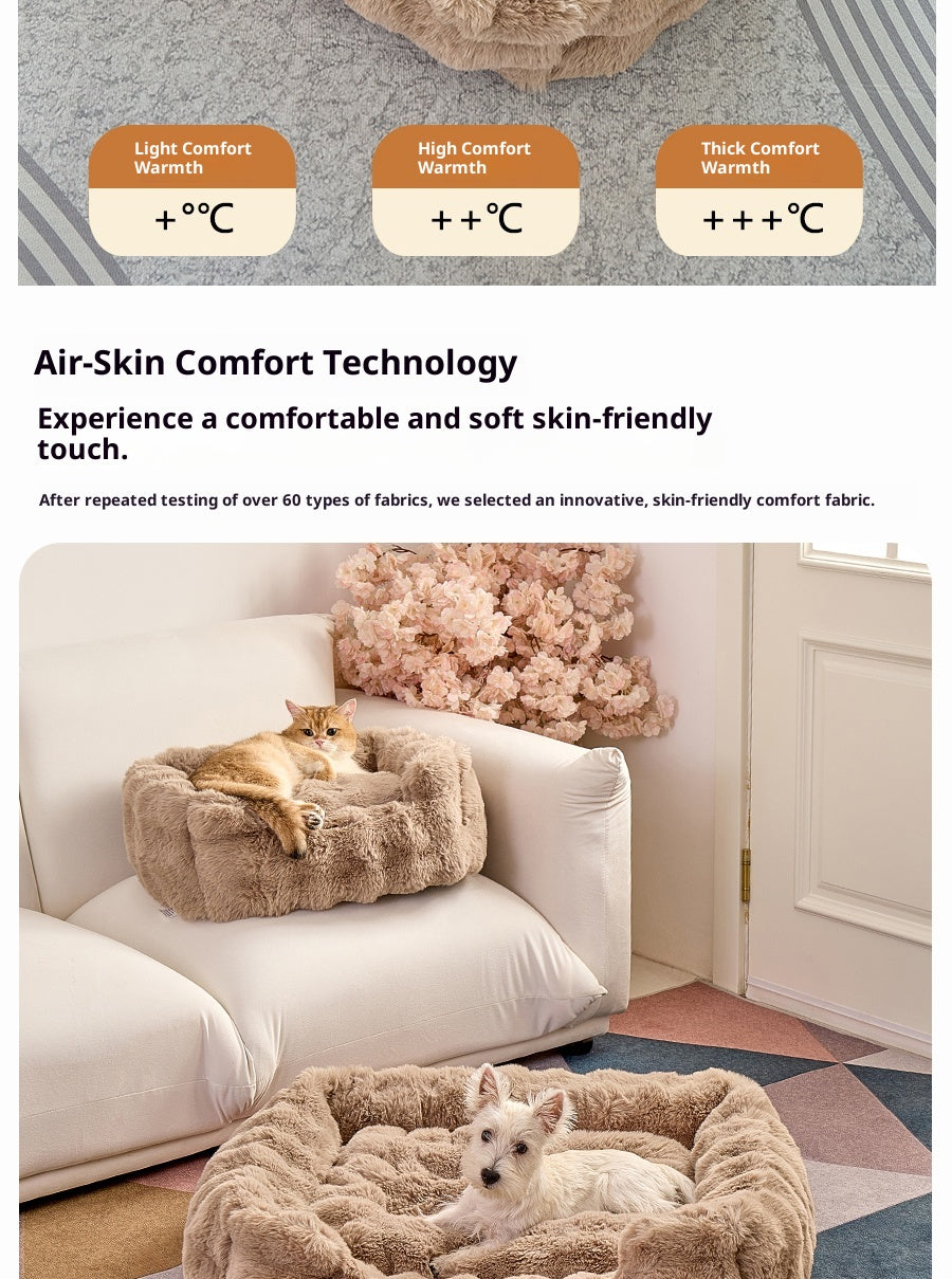 Bubble Plush Square Bed