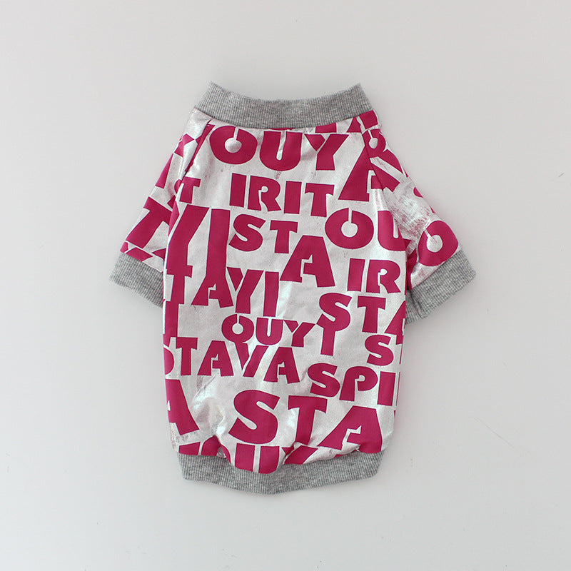 Dog Tide Brand T-shirt Letter Spring And Summer