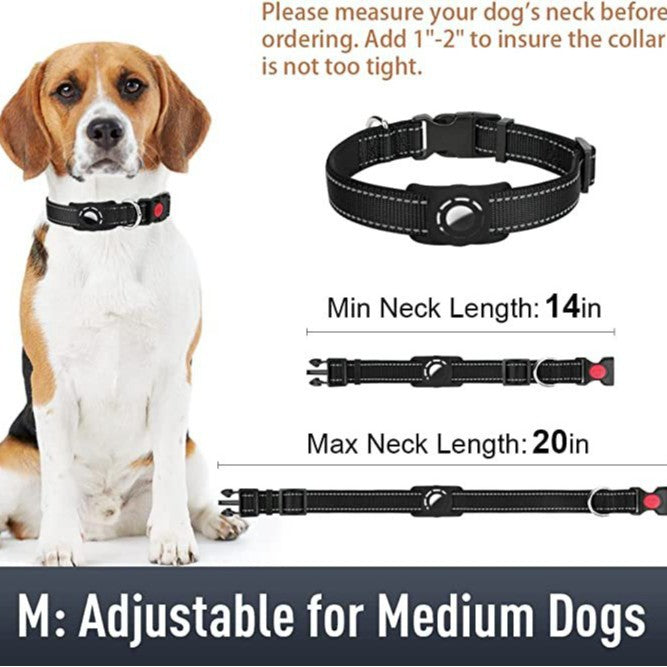 Tracker Protective Cover Diving Cloth Reflective Nylon Dog Collar