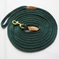 Pet leather nylon traction rope