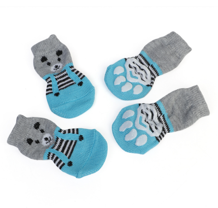 Pet Knit Skid Warm Love Cotton Socks