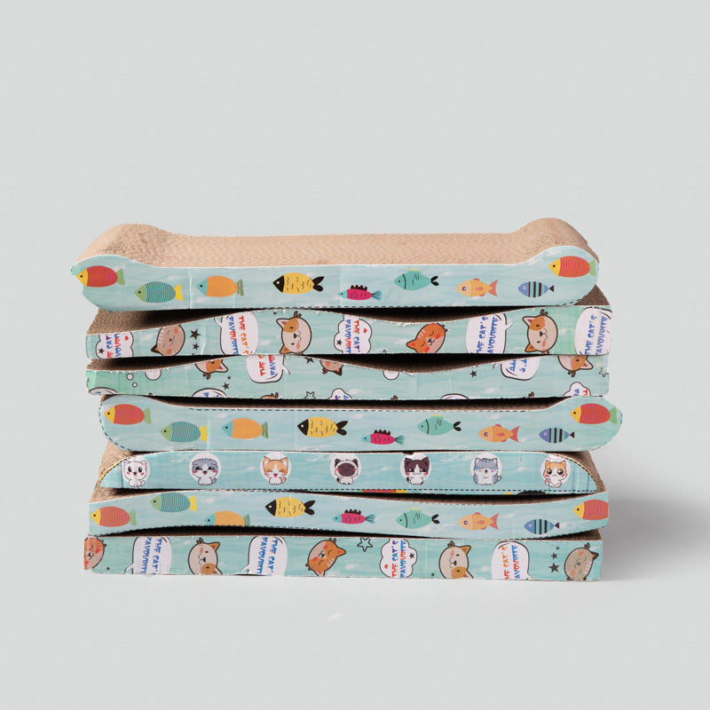 Corrugated Paper Scratch-resistant Scratching Board Non-chip Cat