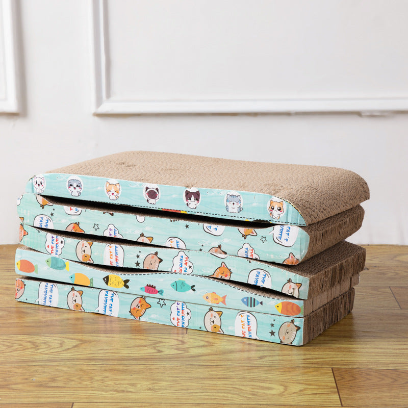 Corrugated Paper Scratch-resistant Scratching Board Non-chip Cat