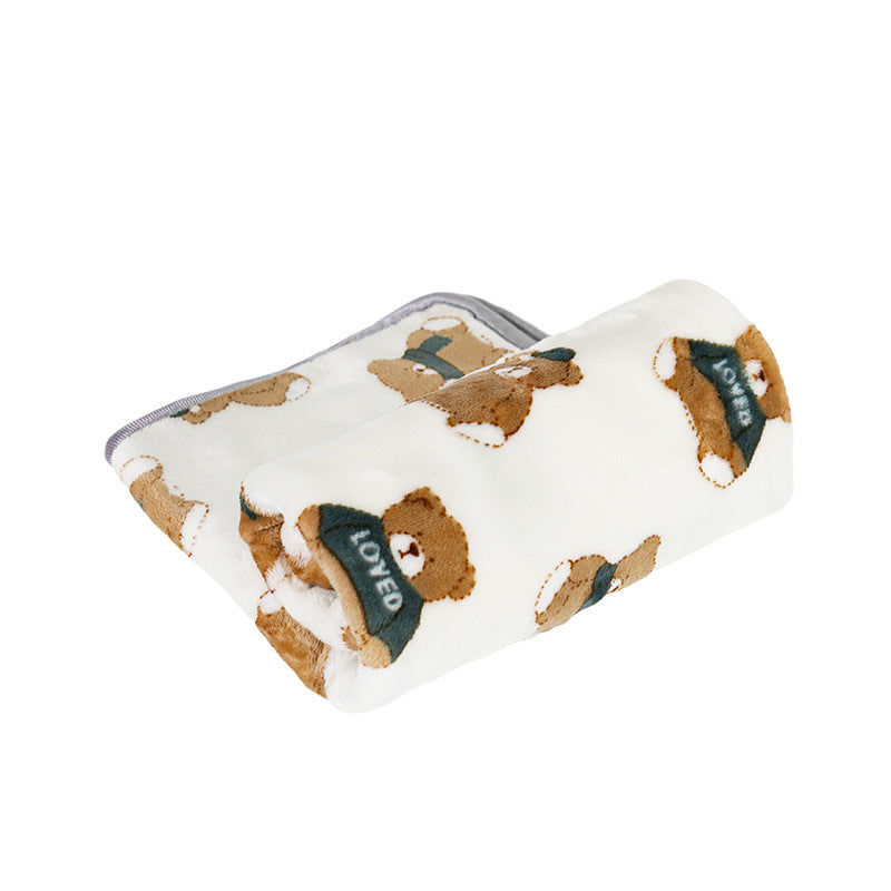 Pet Blanket Warm Dog Sleep Pad Warm Bed Sheet Soft And Comfortable Cat Cover Bed Sheet Pet Accessories