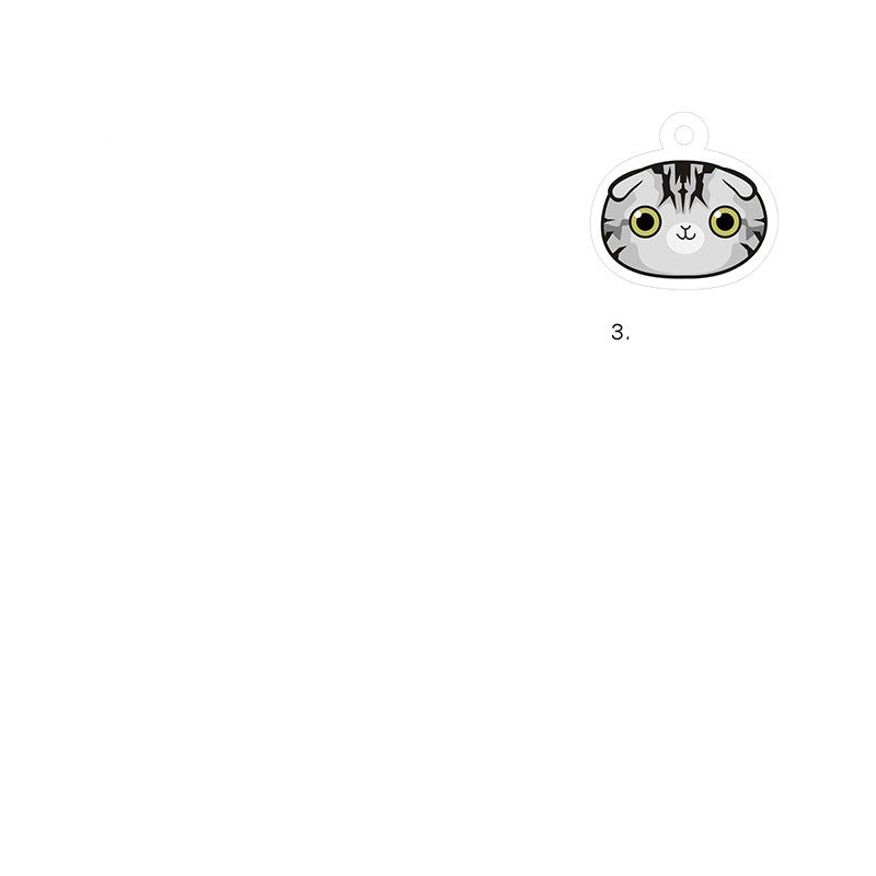 Cat name brand customized identity card bell
