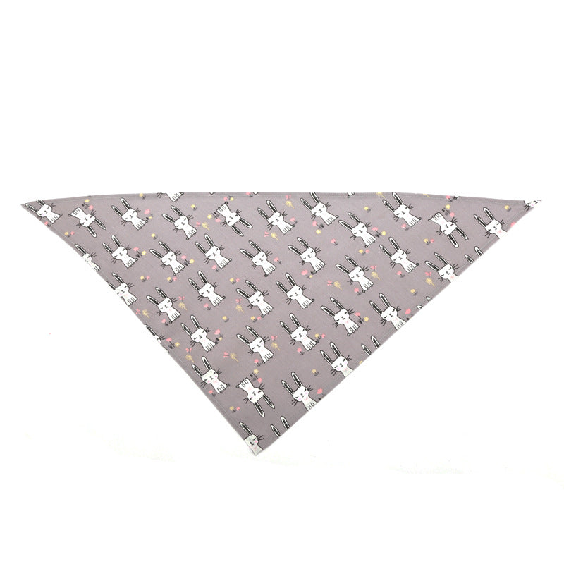 Pet saliva towel dog triangle scarf