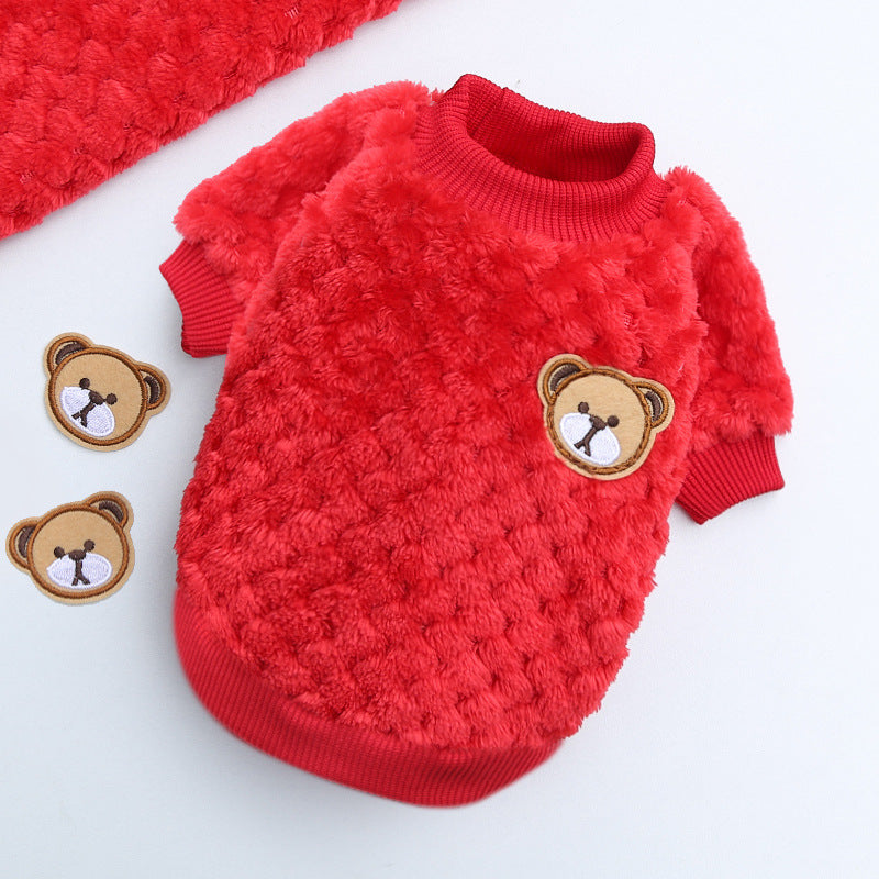 Size Teddy Fighting Pet Dog Cat Clothes