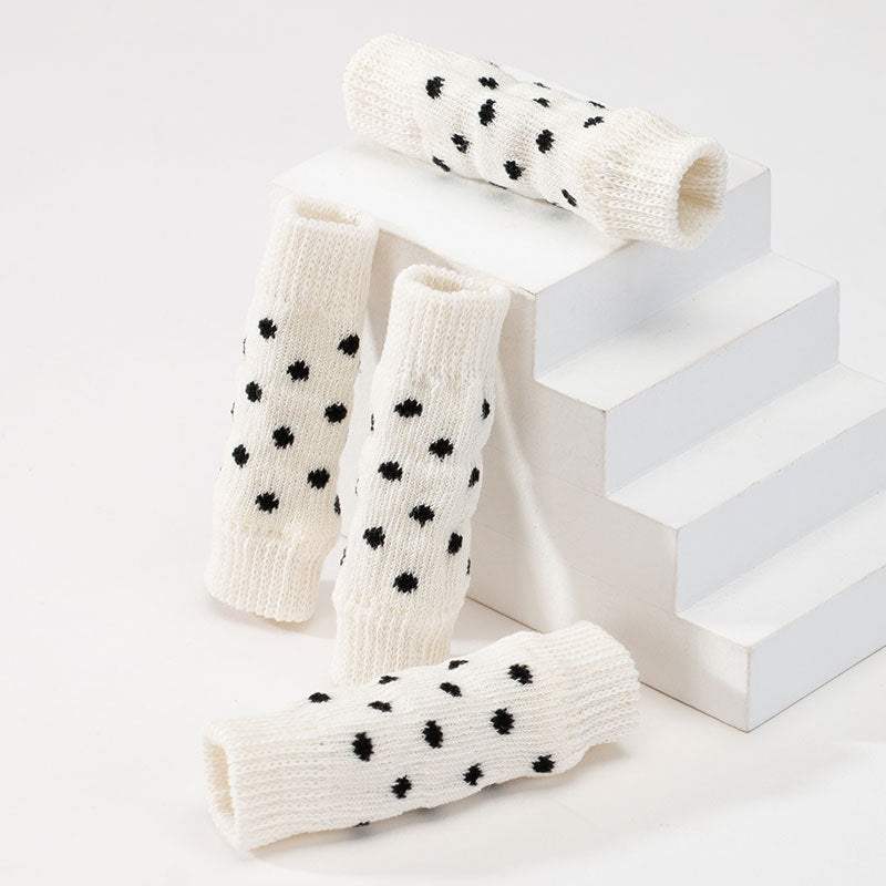 4-Piece Set Of Pet Socks Winter Warmth Pet Dog Leg Socks Puppy Short Boots Dog Front Leg Support Dog Leg Protection Pet Leg Cover Dog Cat Pet Dog