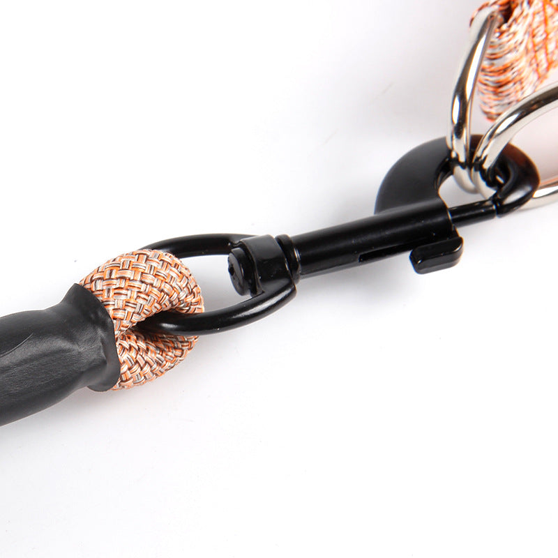 Nylon Pitted Fashion Pet Leash Dog Chest Strap Round Rope Chain