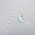Pole Wooden Pole Funny Cat Stick Flexible For Cat Bell Funny Cat Stick Elastic Rope Woodenfor Cat