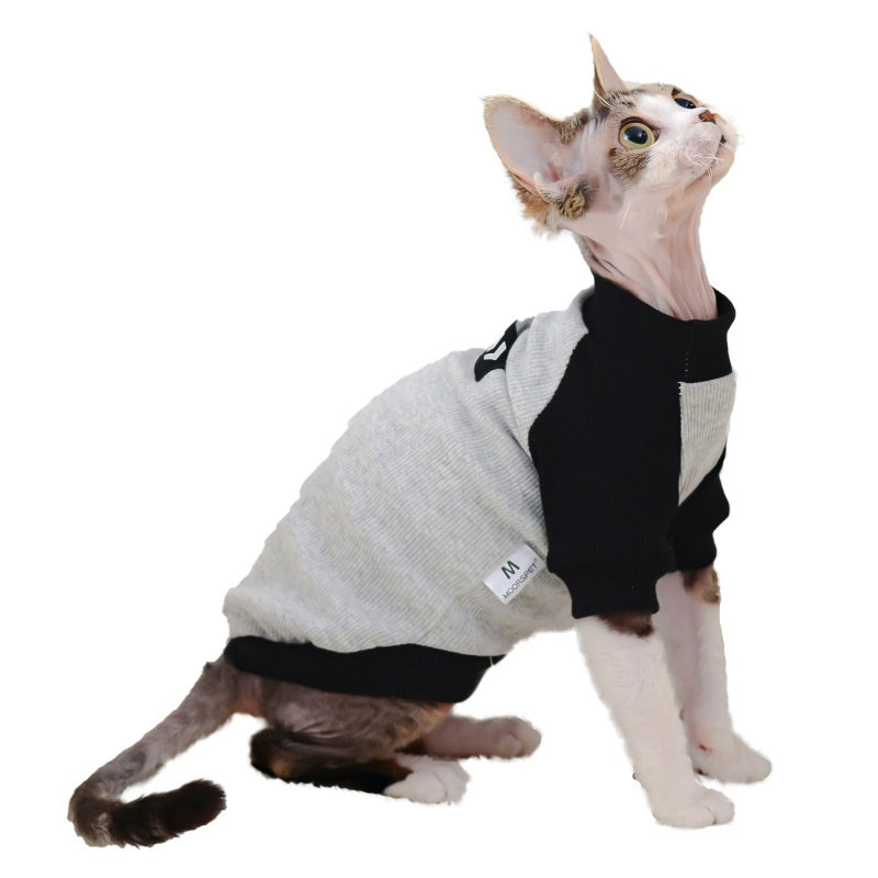 Hairless Cat Patchwork Pet T-Shirt