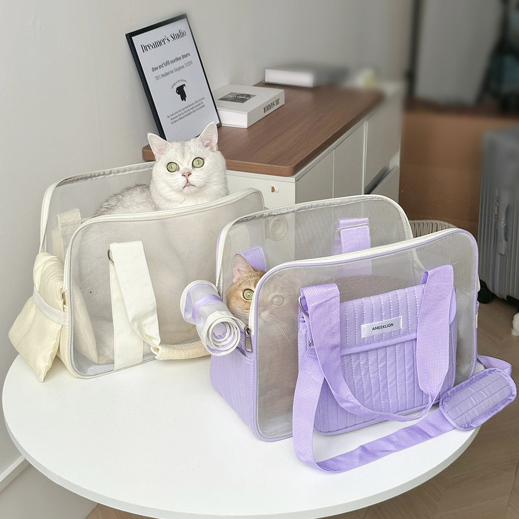 Cute Fashionable And Simple Breathable Pet Carrier For Cats And Dogs