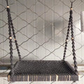 Bohemian-style Cotton Rope Hand-woven Pet Hammock Basket Pet Bed