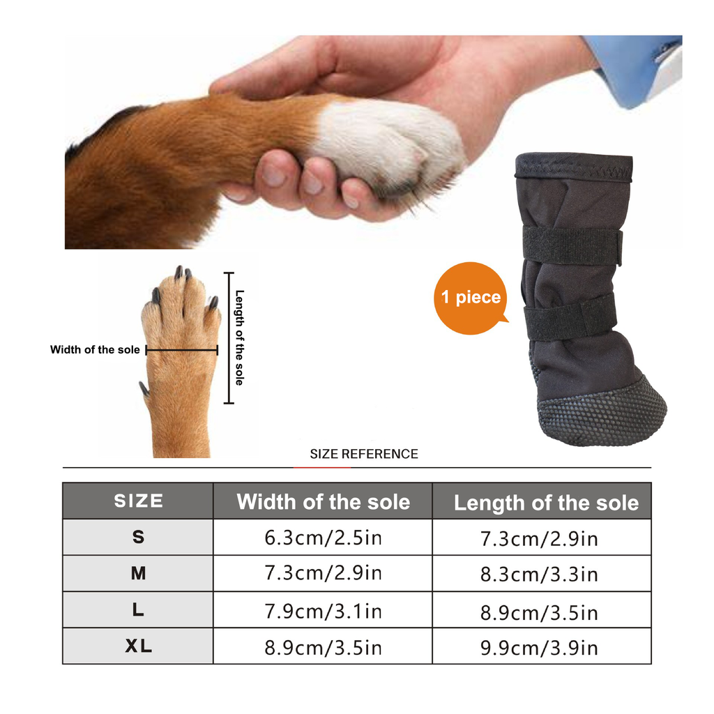 Dog Recovery Boot For Injured Paws - Breathable Dog Shoes With Non-Slip Sole & Self-Adhesive Strap, Dog Bootie To Protect Wounds From Licking, Dirt