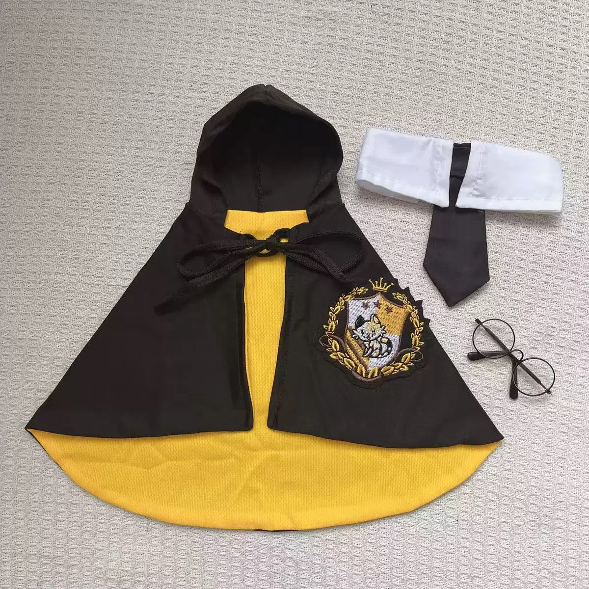 Pet Cat Dog Magic Harry Potter Glasses Small Cloak Robe Shawl College Internet Celebrity