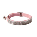Pet Color Flannel Elastic Buckle Gang Drill Cat Collar
