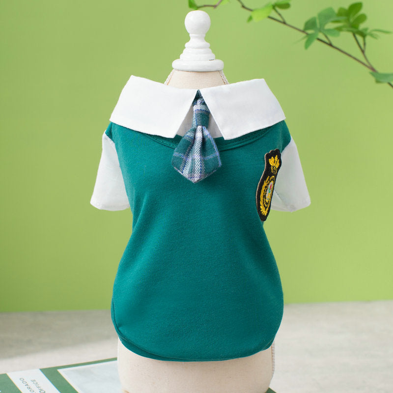 Preppy Style Suit Casual Fashion Small Dog Clothes