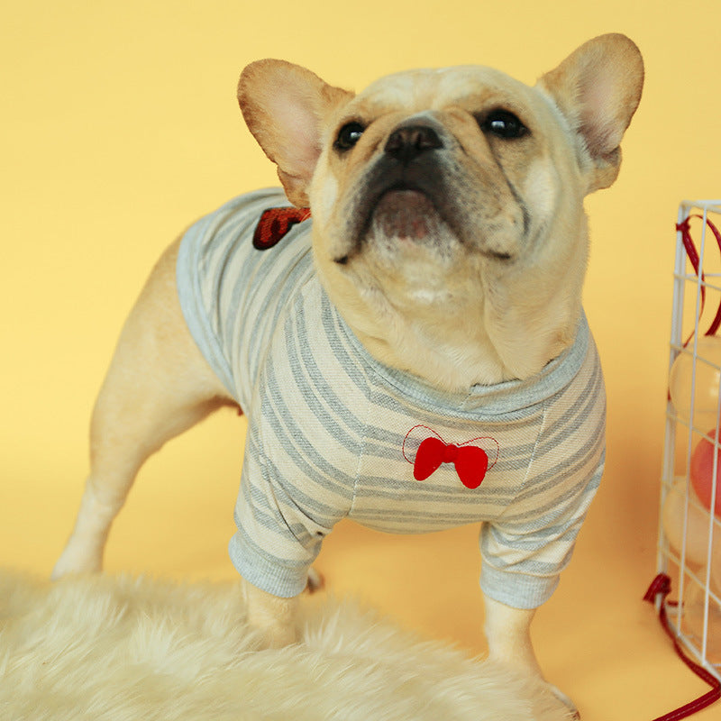 Pet dog clothes French fighting British fighting knitting