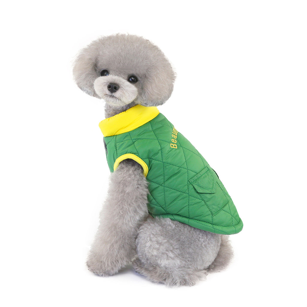 Pet double bag cotton vest