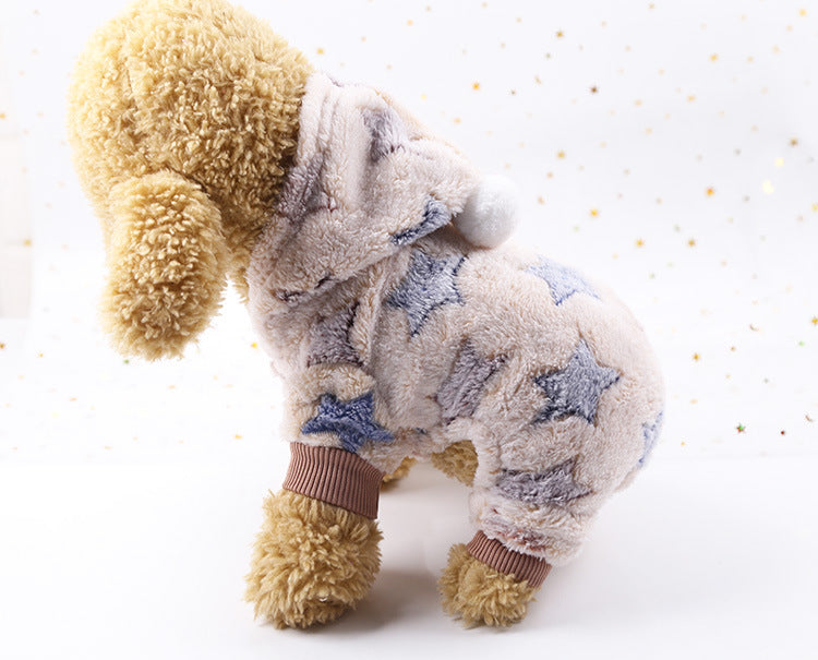 Warm padded clothes