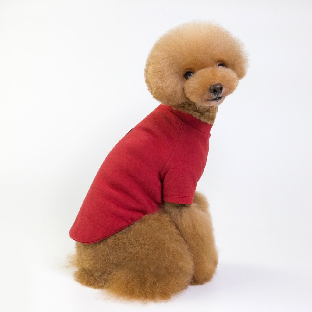 Pet full three-color base shirt
