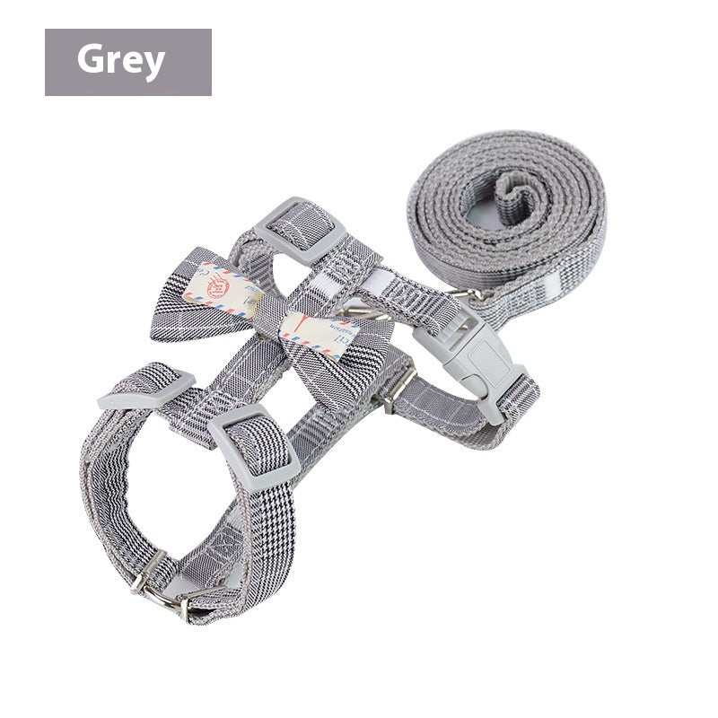 Bow Cat Pulling Rope Anti Breaking Loose Adjustable