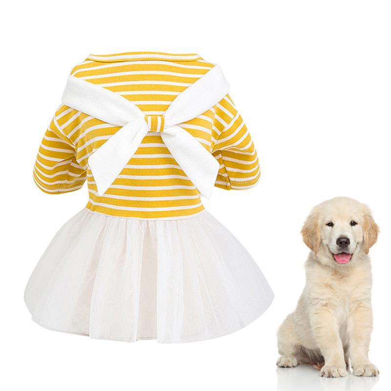 White bow tie skirt