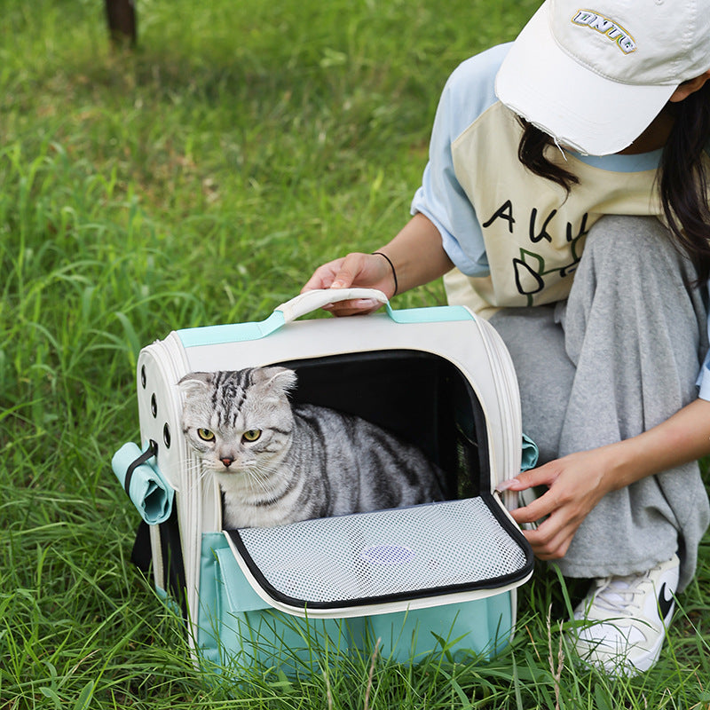 Portable Breathable Backpack For Pets