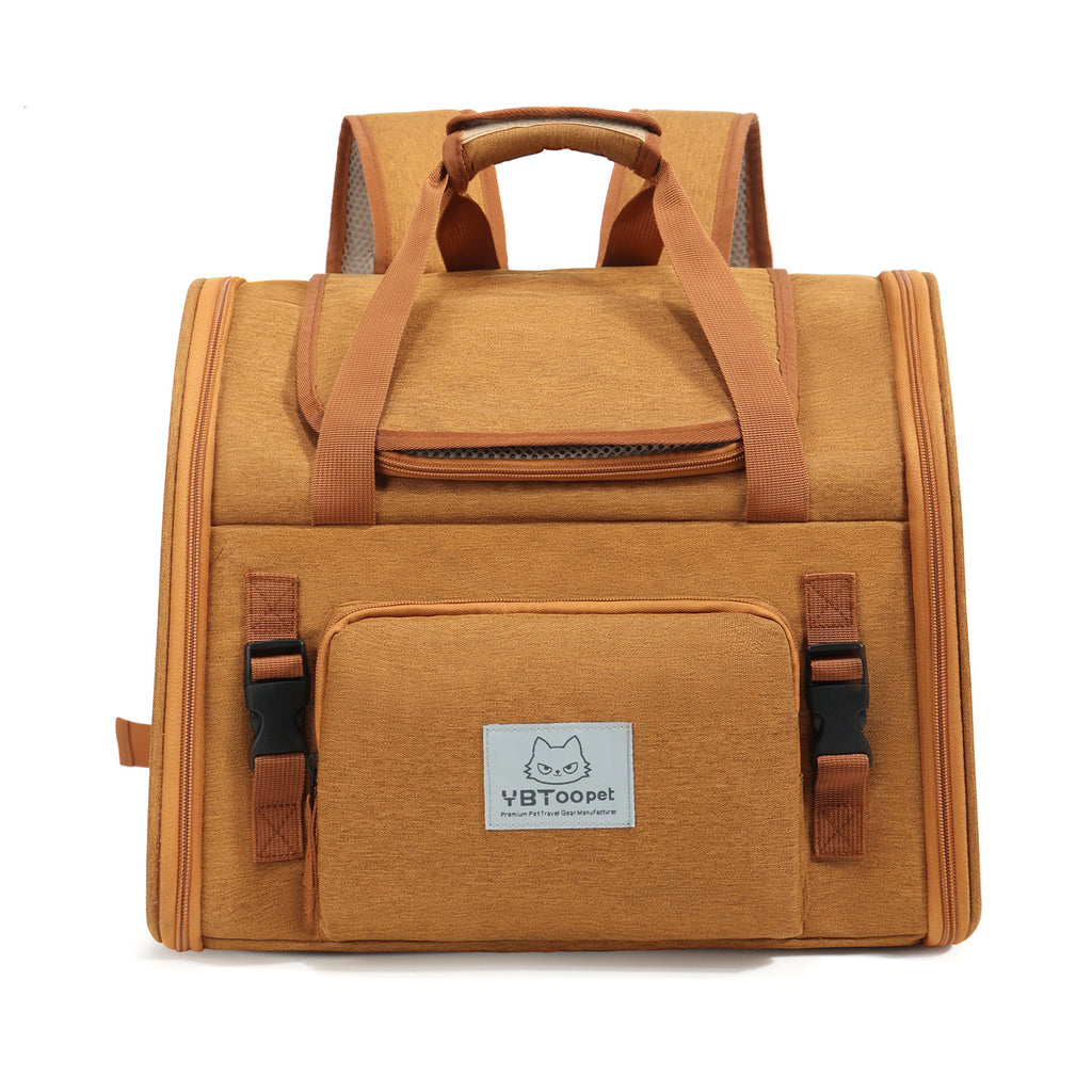 Expandable Breathable Portable Outdoor Cat Backpack With Large Capacity