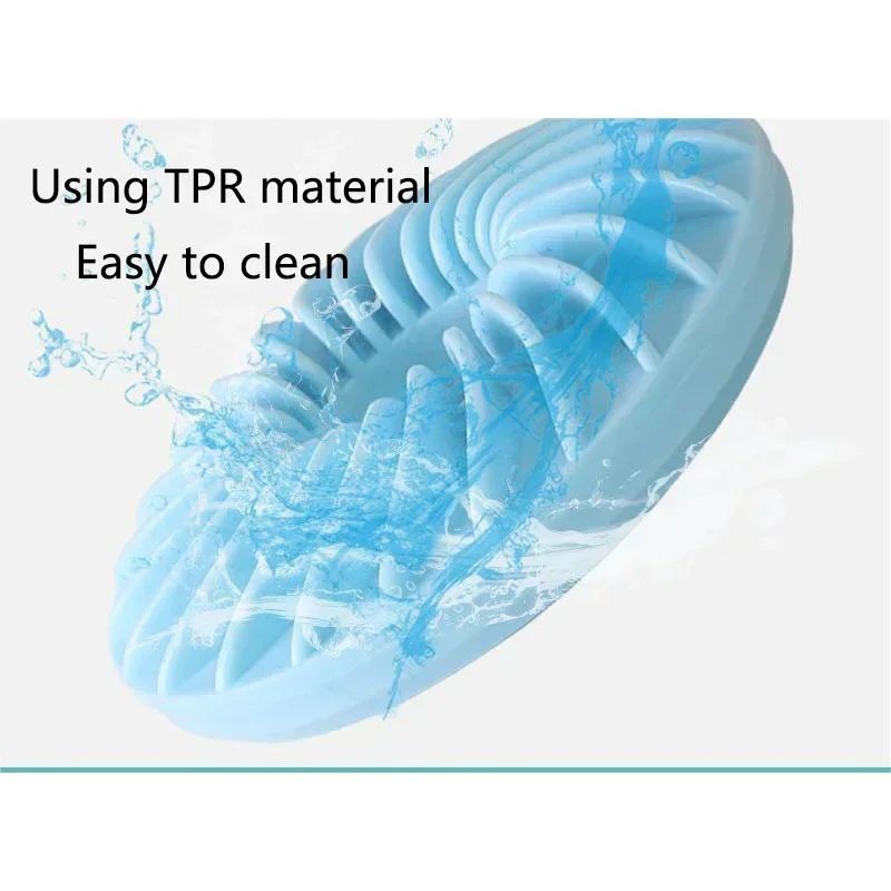 Soft Round TPR Leakage Food Pet Toy Interactive Puppy Feeder Teether Dog Slow Feeding Puzzle Entertainment For Puppy Toys