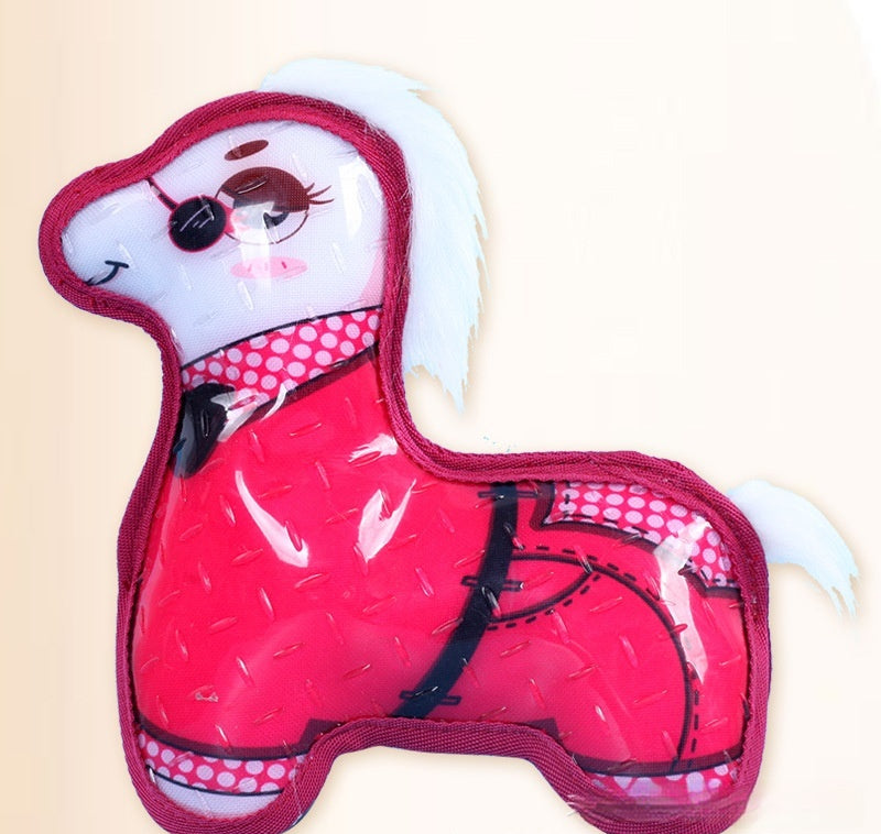 Creative Colorful Cat Alpaca Pet Toy