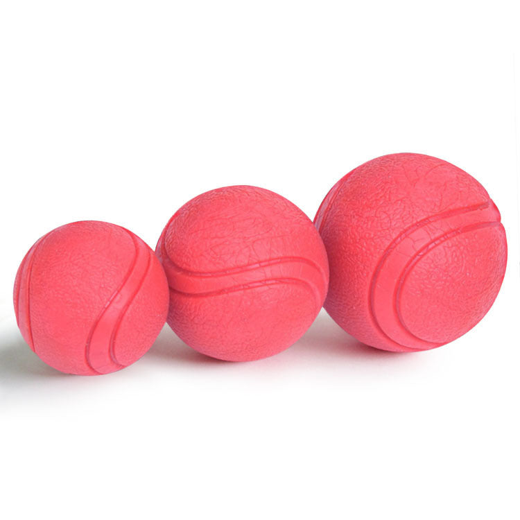 Solid rubber elastic ball
