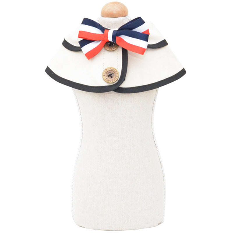 Pet bow tie saliva towel