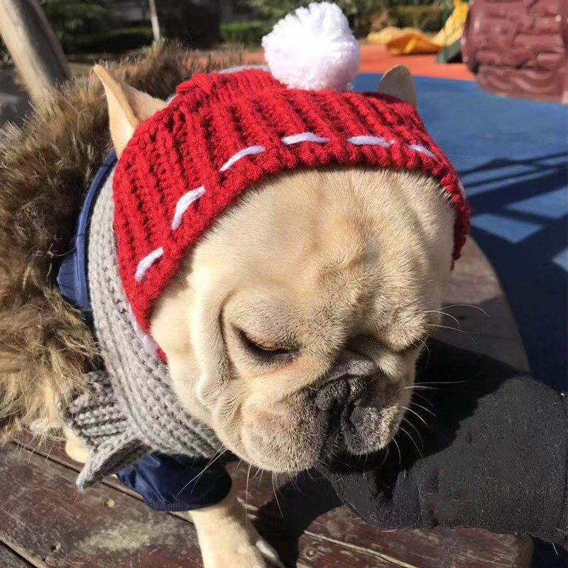 French bucket hat autumn and winter wool scarf