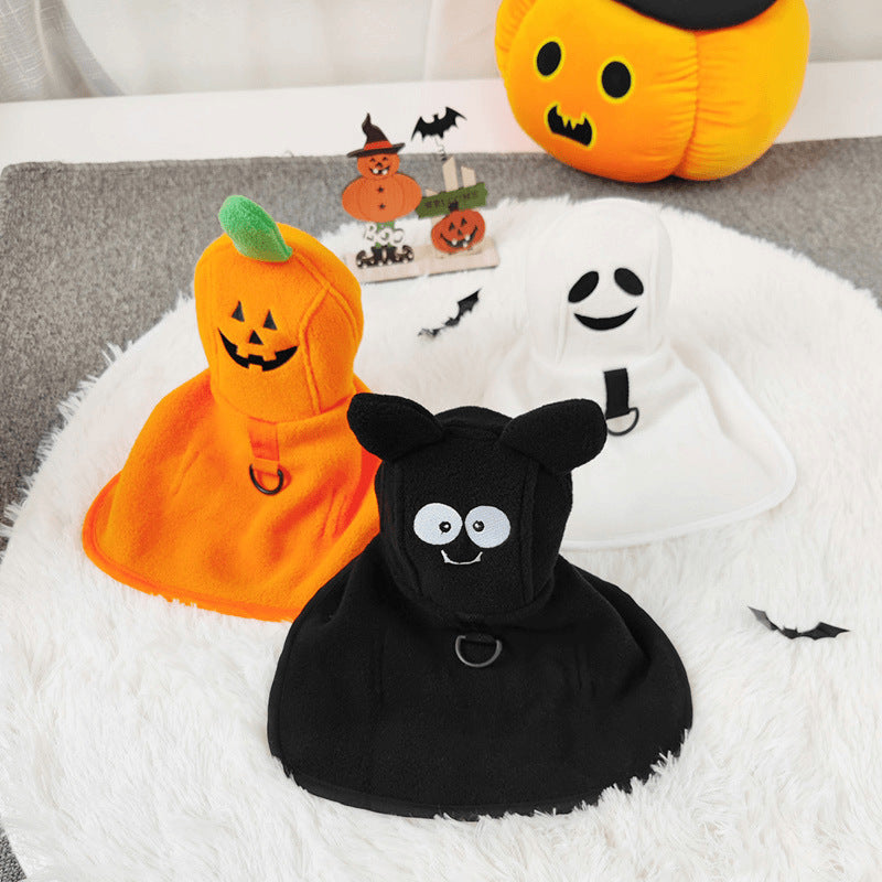 Cat Halloween Pet Cloak Cute Dog Clothes