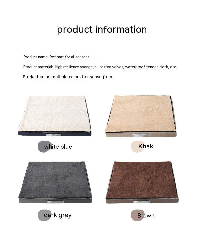Memory Foam Pet Autumn And Winter Waterproof Gasket