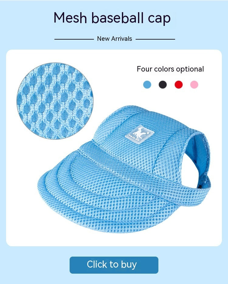 Pet Outdoor Supplies Puppy Peaked Baseball Cap
