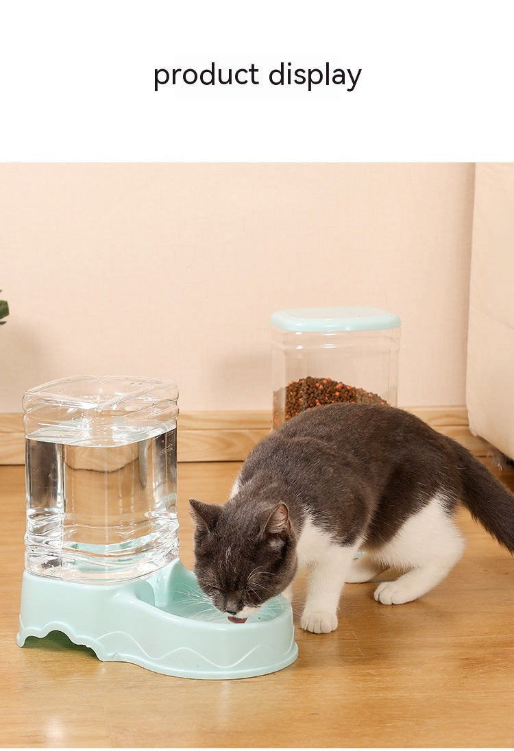 Large Capacity Dog Bowl 38L Combination Grain Bucket Pet Supplies