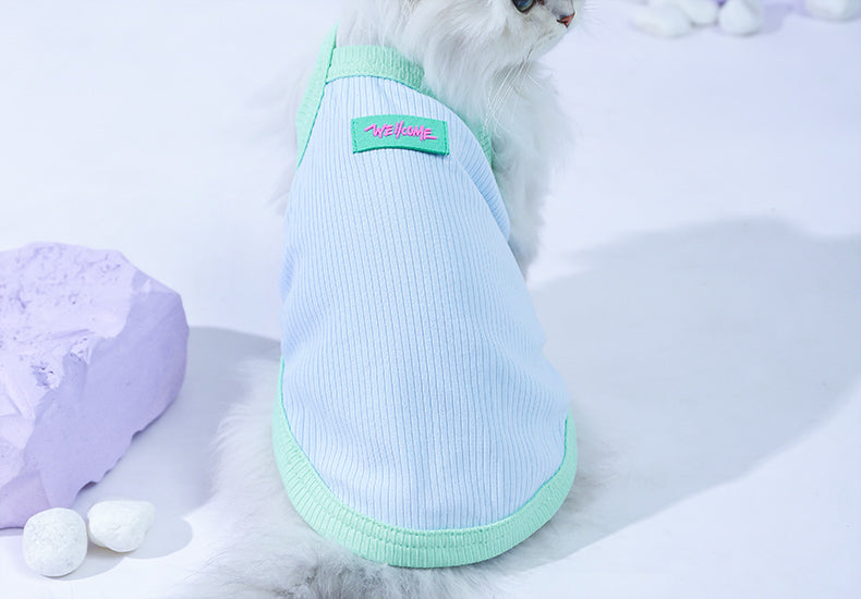 Kitty Clothes Summer Thin Pet Vest