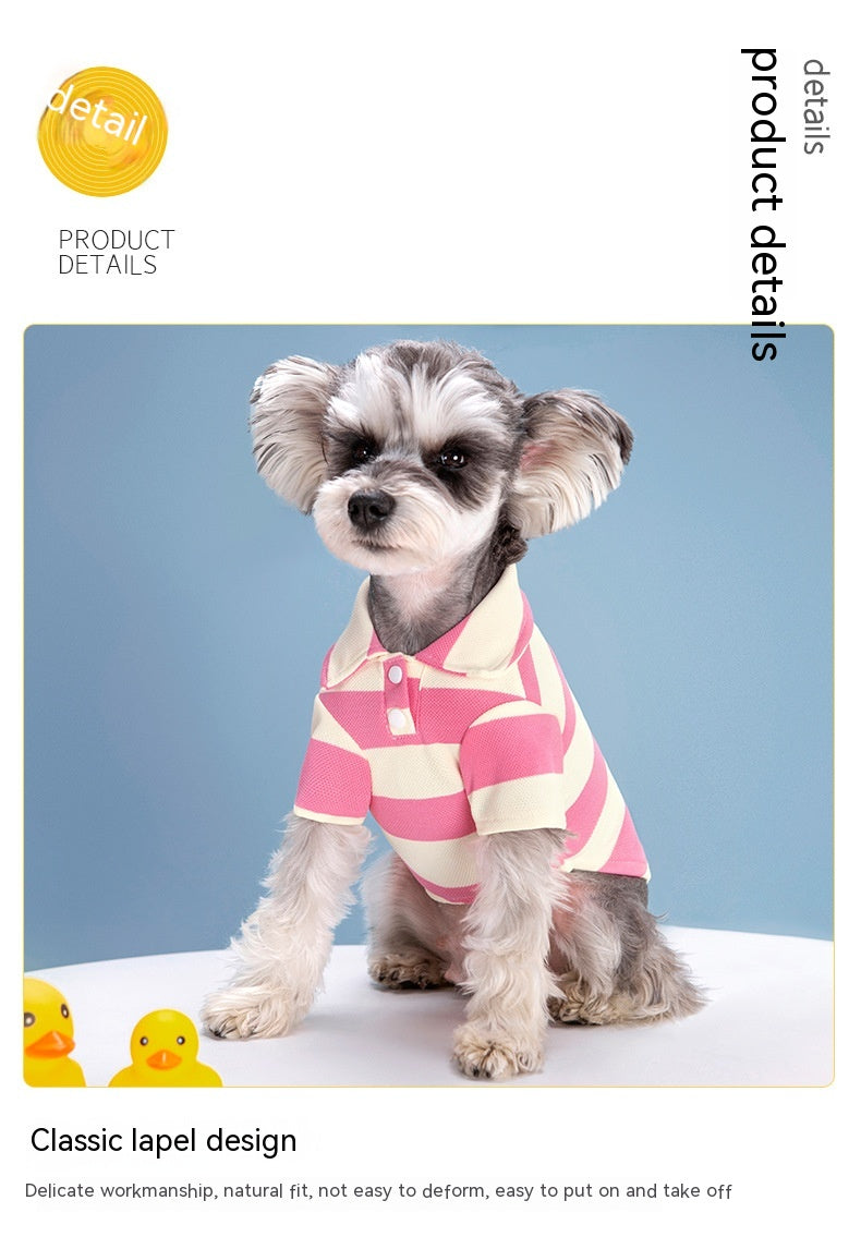 Dog Striped Two Legs Pet Clothes