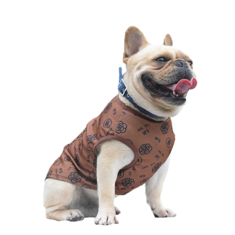 Printed Pet Vest Letters Printed Dog Clothes