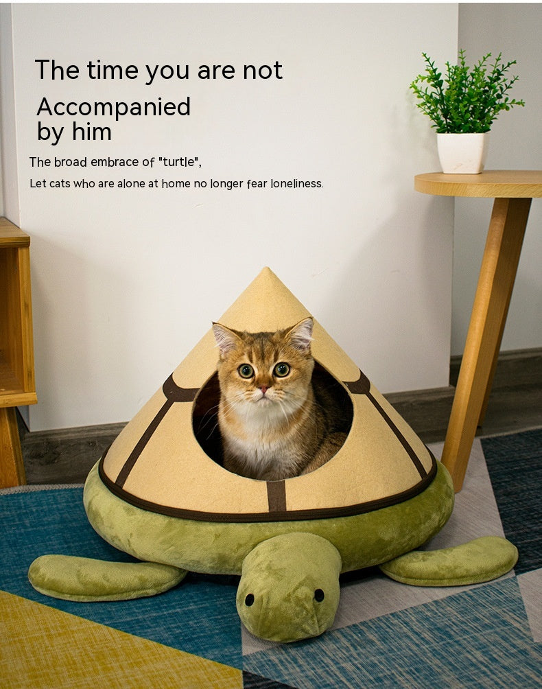 Winter Cat Nest Semi-closed Removable And Washable Villa