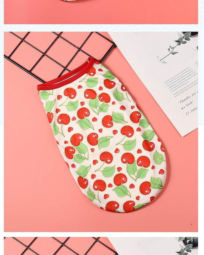 Pet Vest Printed Thin Breathable Small Dog