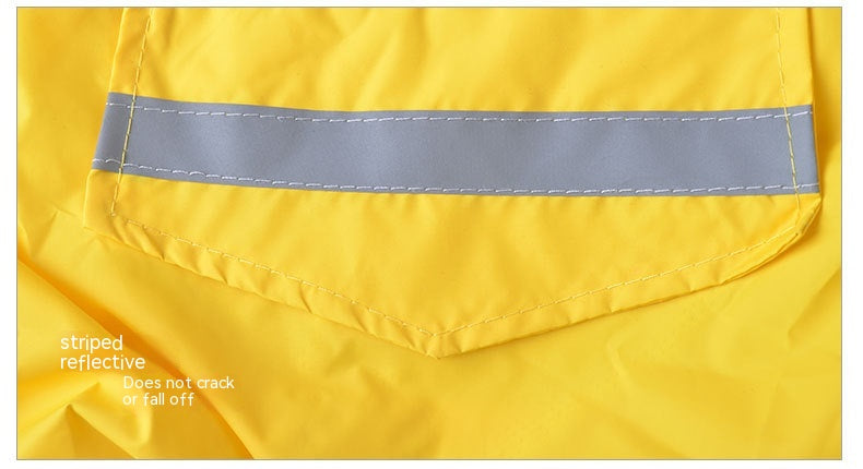 Pet Raincoat Dog Raincoat Four-leg Hooded