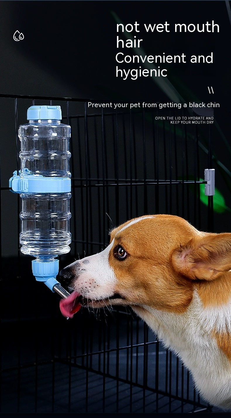 Dog Drinking Water Apparatus Hanging Pet Hanging Kettle Ball Cat